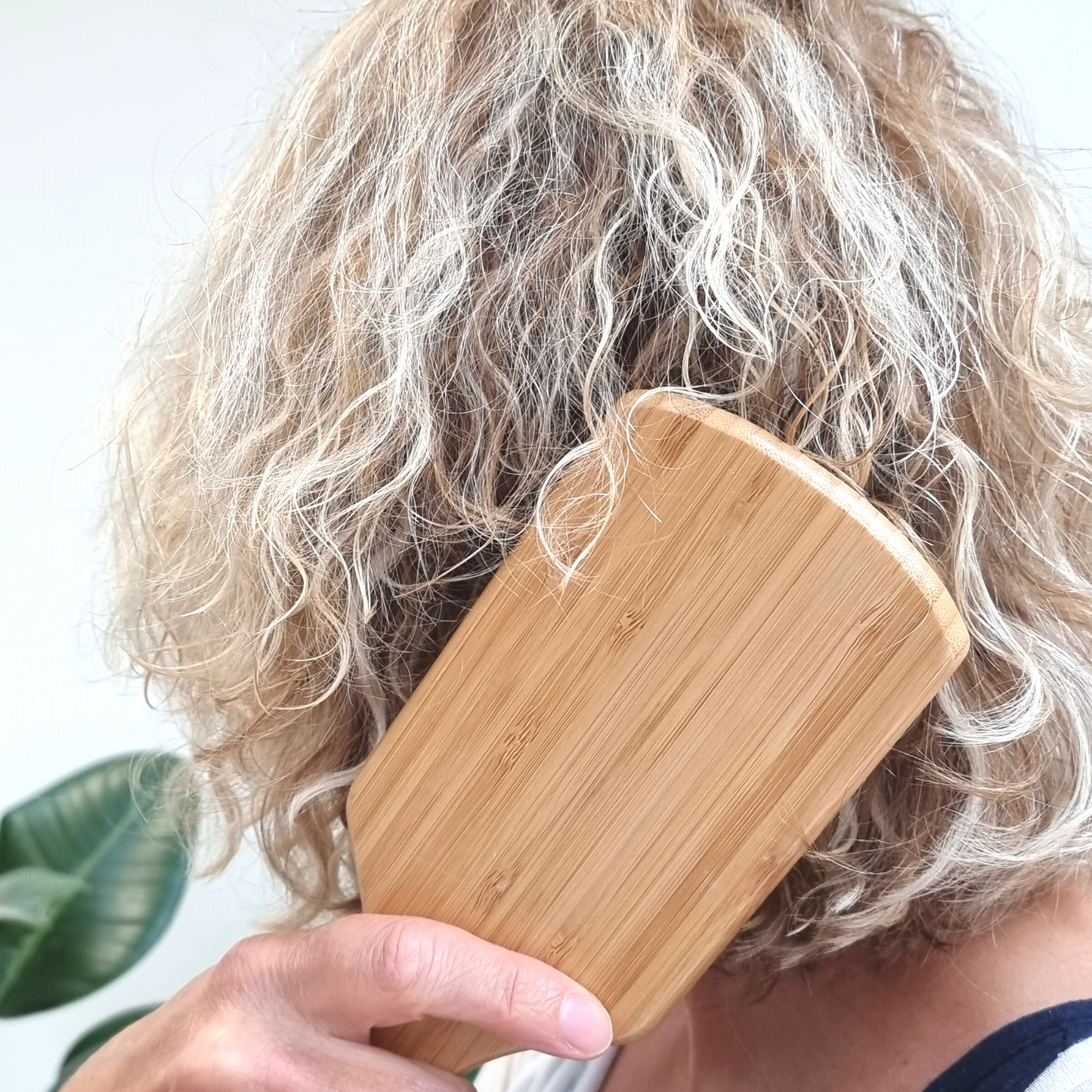 Bamboo Paddle Hair Brush | Sustainable Handle and Pins