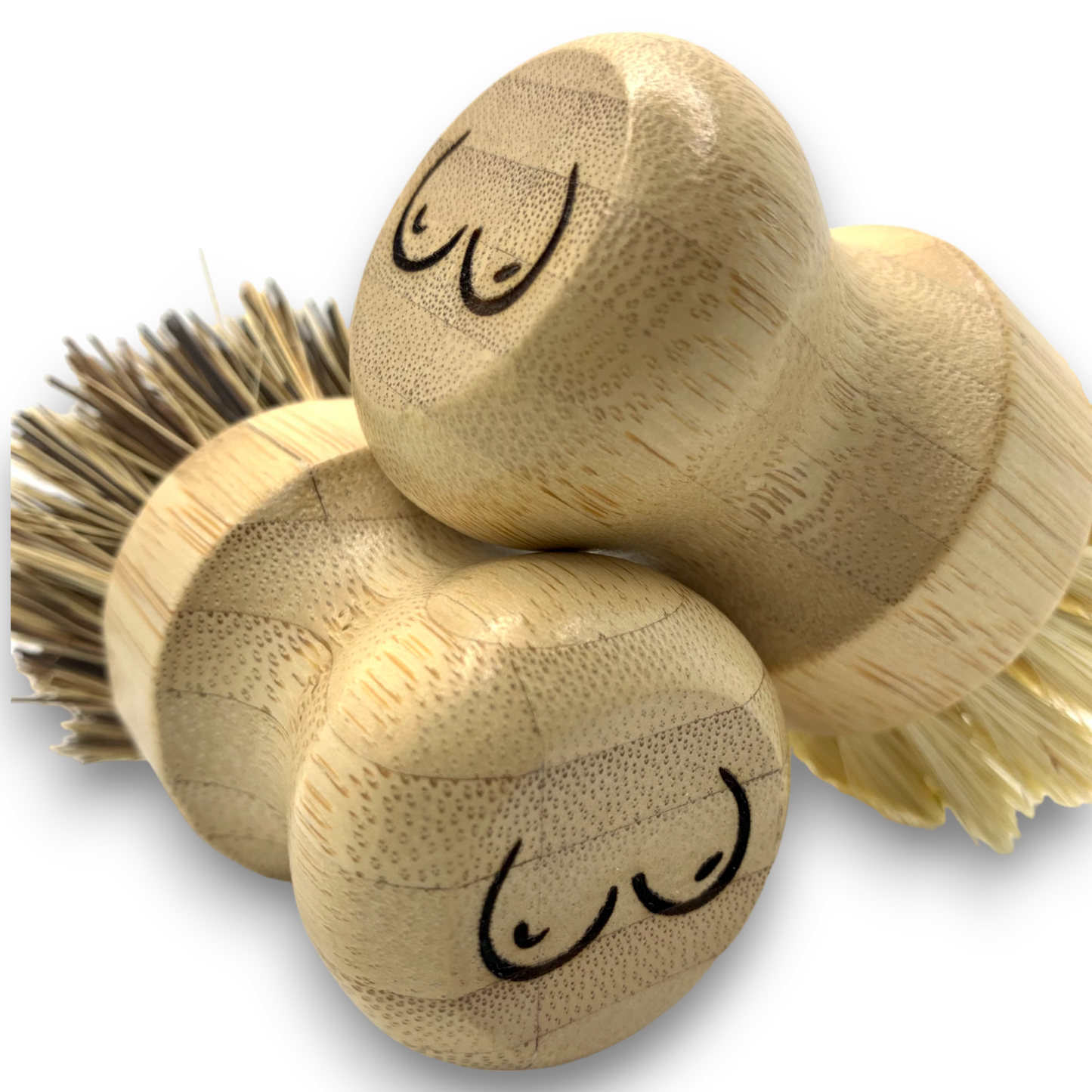 Breast Cancer Awareness 'Boob' Brushes (10% to Prevent Breast Cancer Charity) | Natural Cleaning Brushes