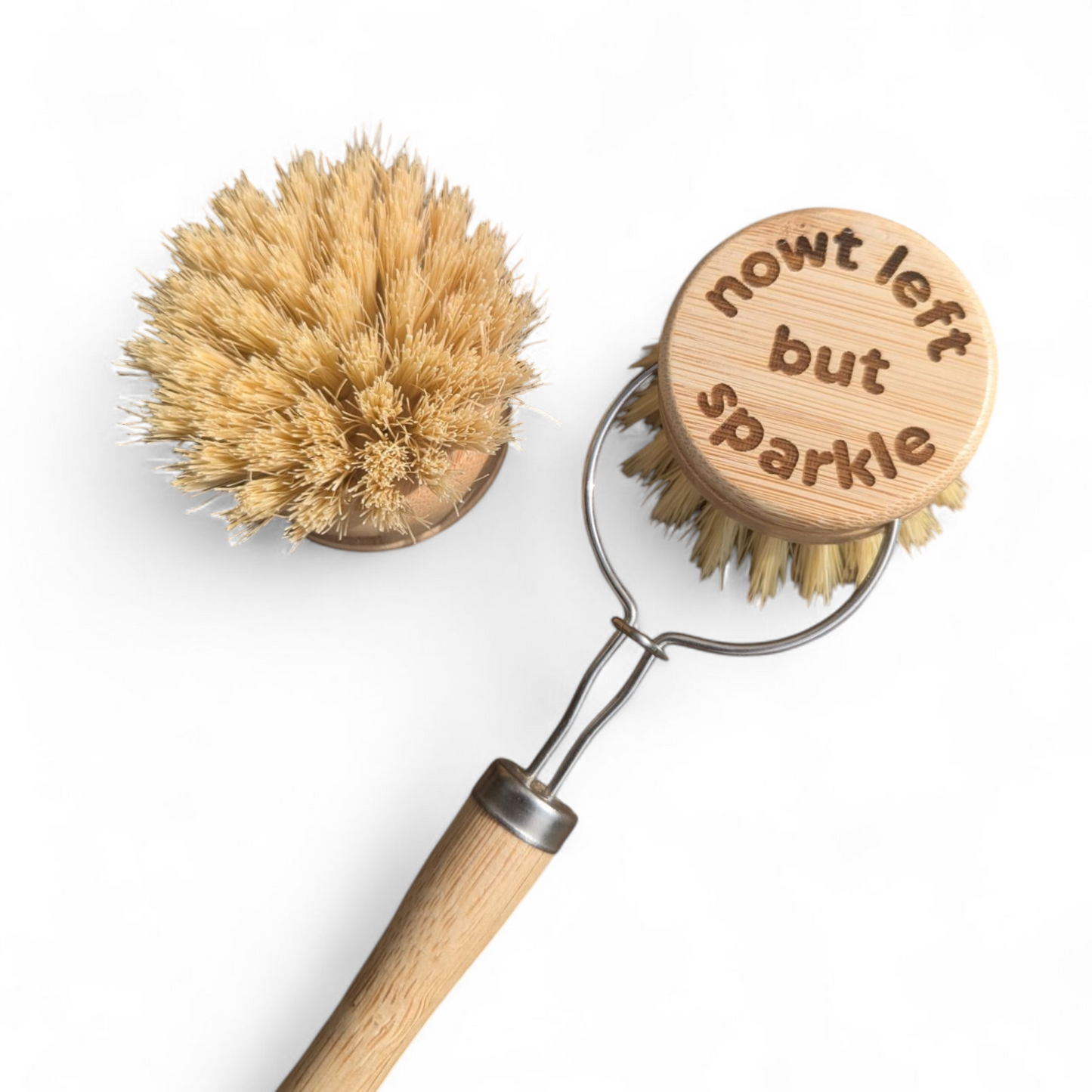 Northern-Inspired Dish Brush with Replaceable Head | Natural Washing Up Brush