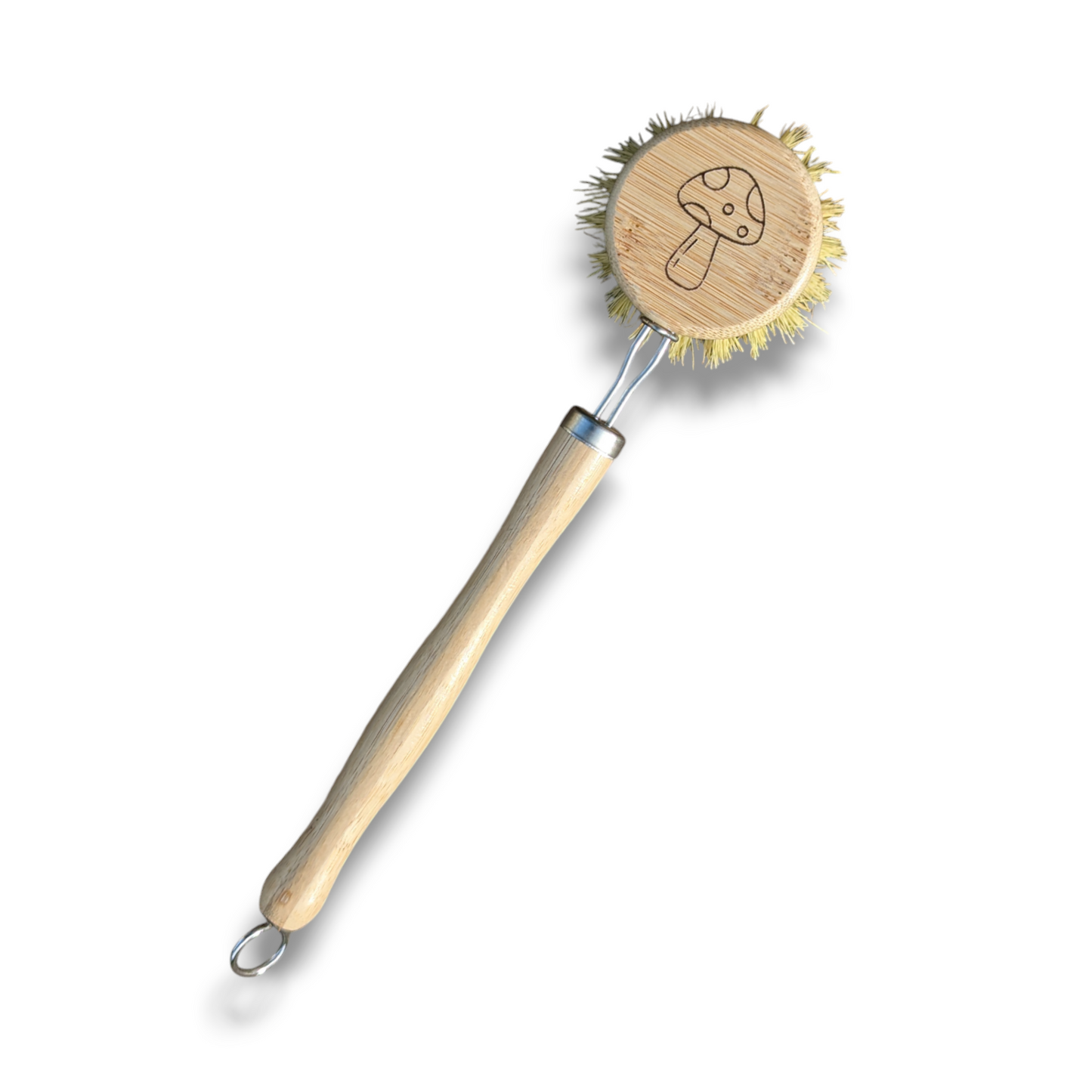 Mushroom Design Dish Brush with Replaceable Head | Natural Washing Up Brush